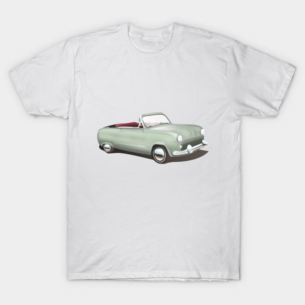 Cute Classic Car T-Shirt by nickemporium1